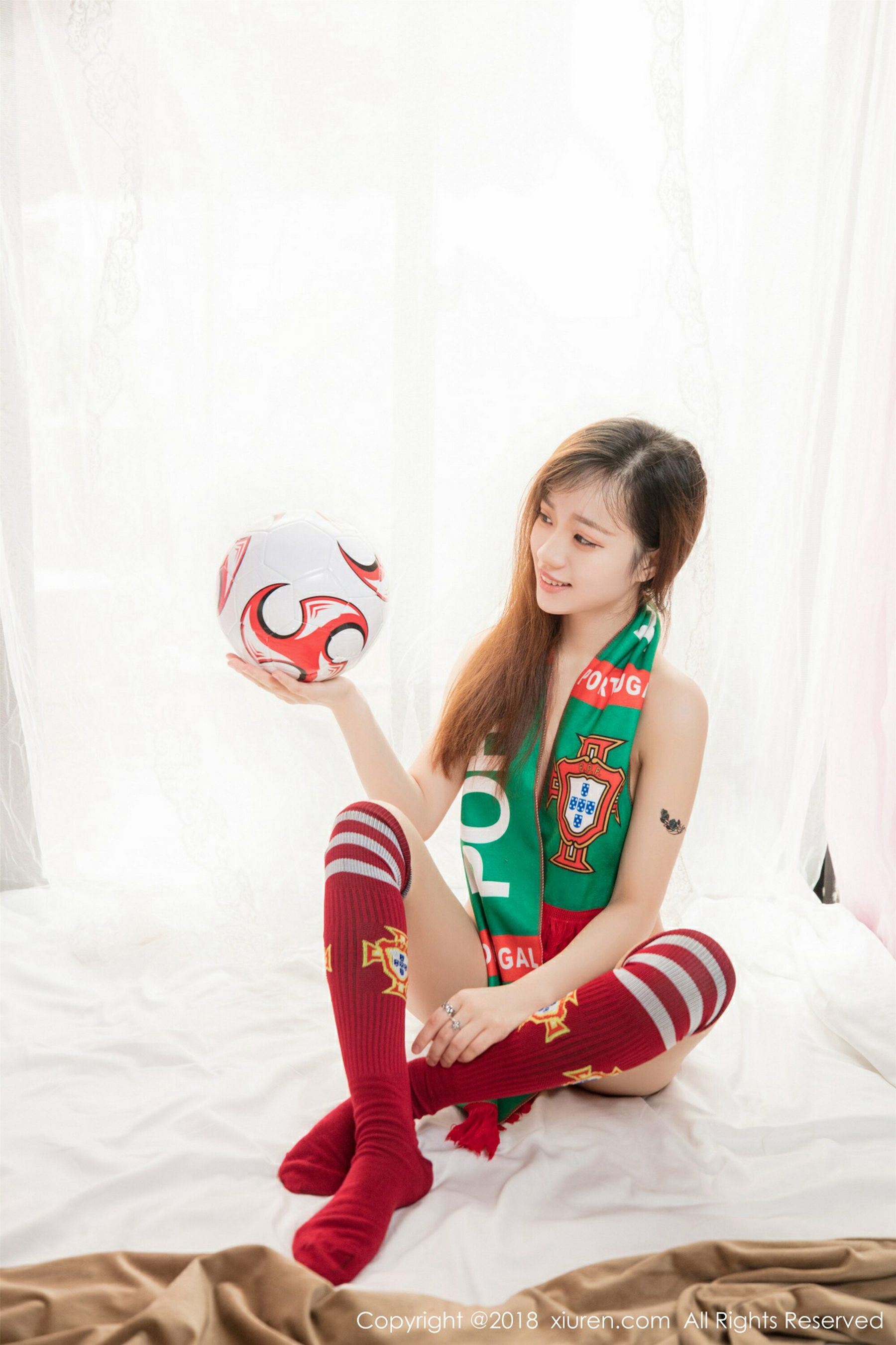 龙泽美曦《足球宝贝》 XiuRen 秀人网 No.1042第13张