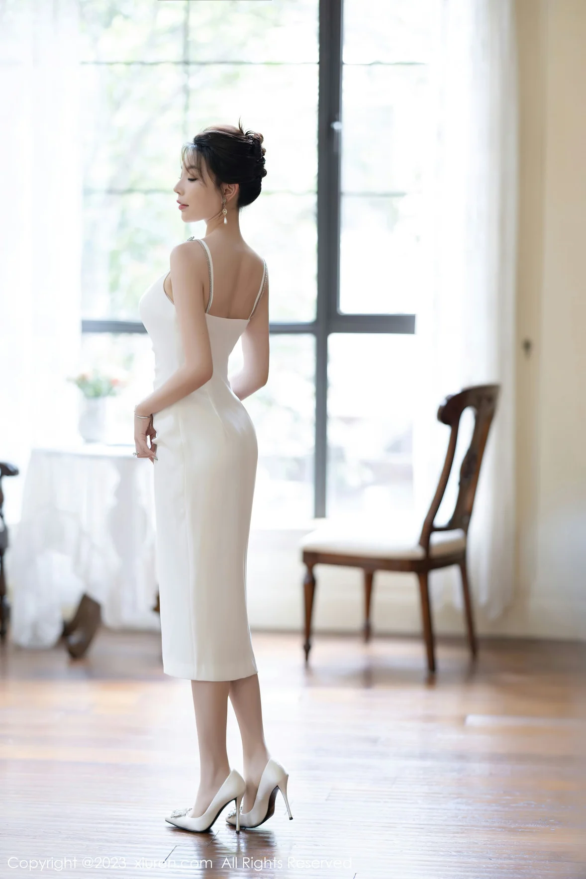  XiuRen 秀人 No.7155 徐莉芝Booty 白色蕾丝性感写真 [91P]第1张