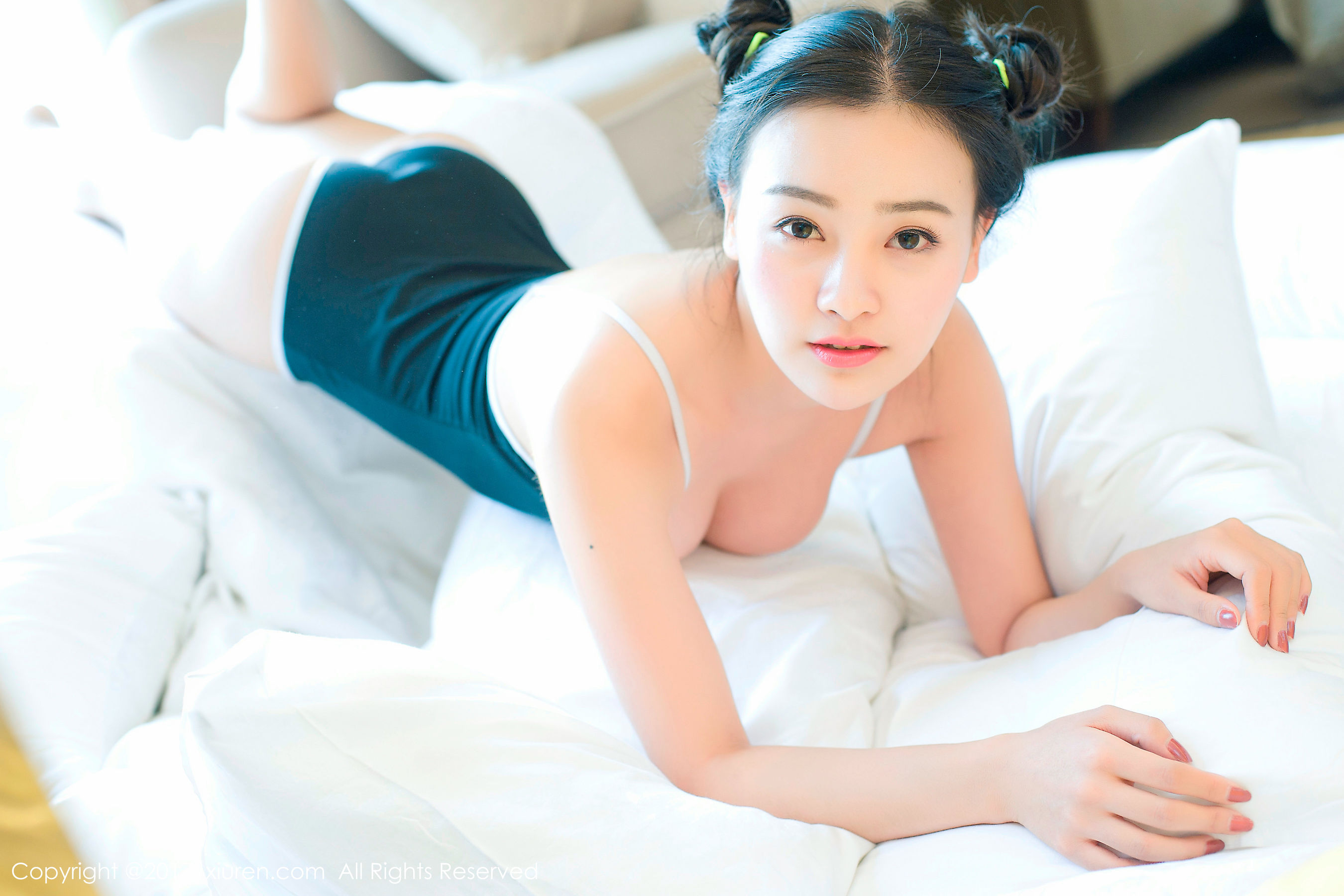 芈琳娜《死库水、低胸体操服》 秀人网XIUREN No.684第1张