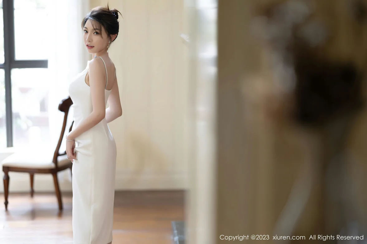  XiuRen 秀人 No.7155 徐莉芝Booty 白色蕾丝性感写真 [91P]第1张