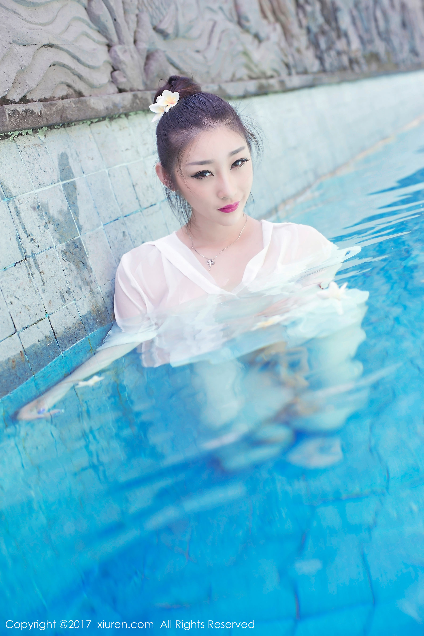 妲己_Toxic《衬衫湿身+泡泡浴》 秀人网XIUREN No.781第16张