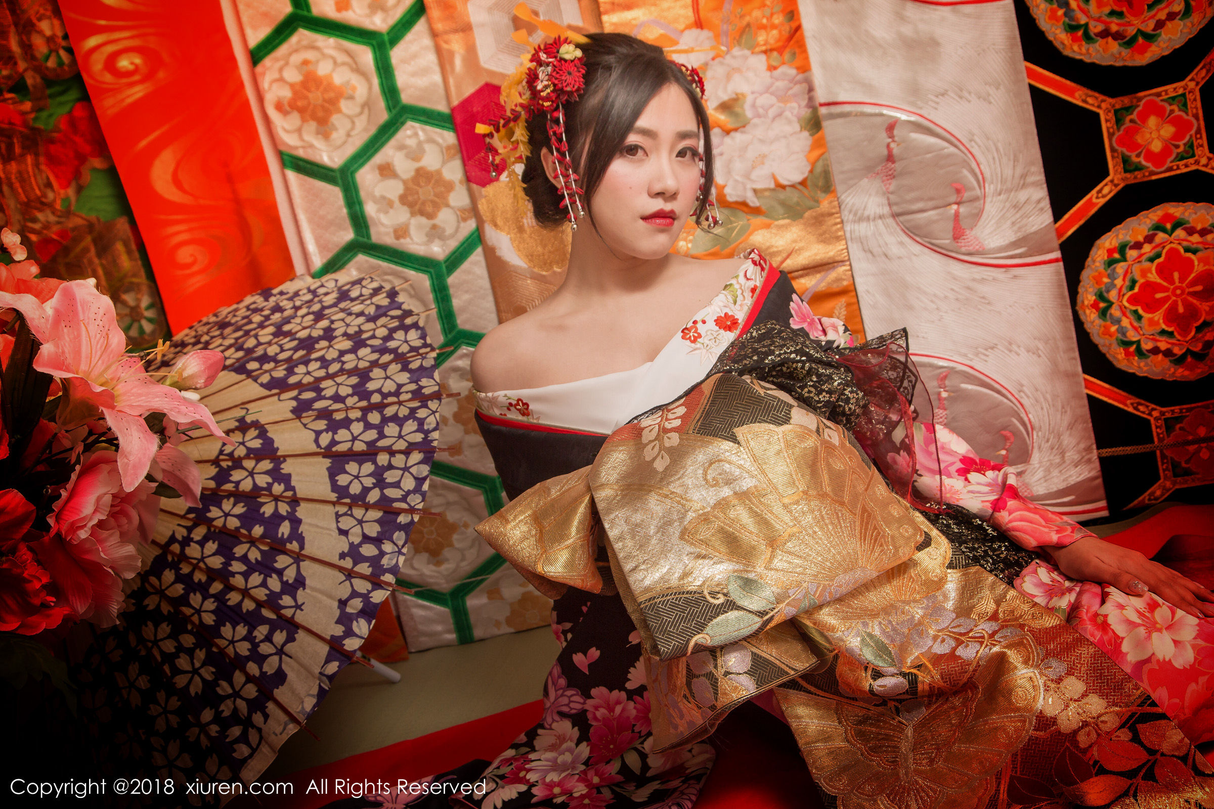 许诺Sabrina《花魁》 秀人 No.930第7张