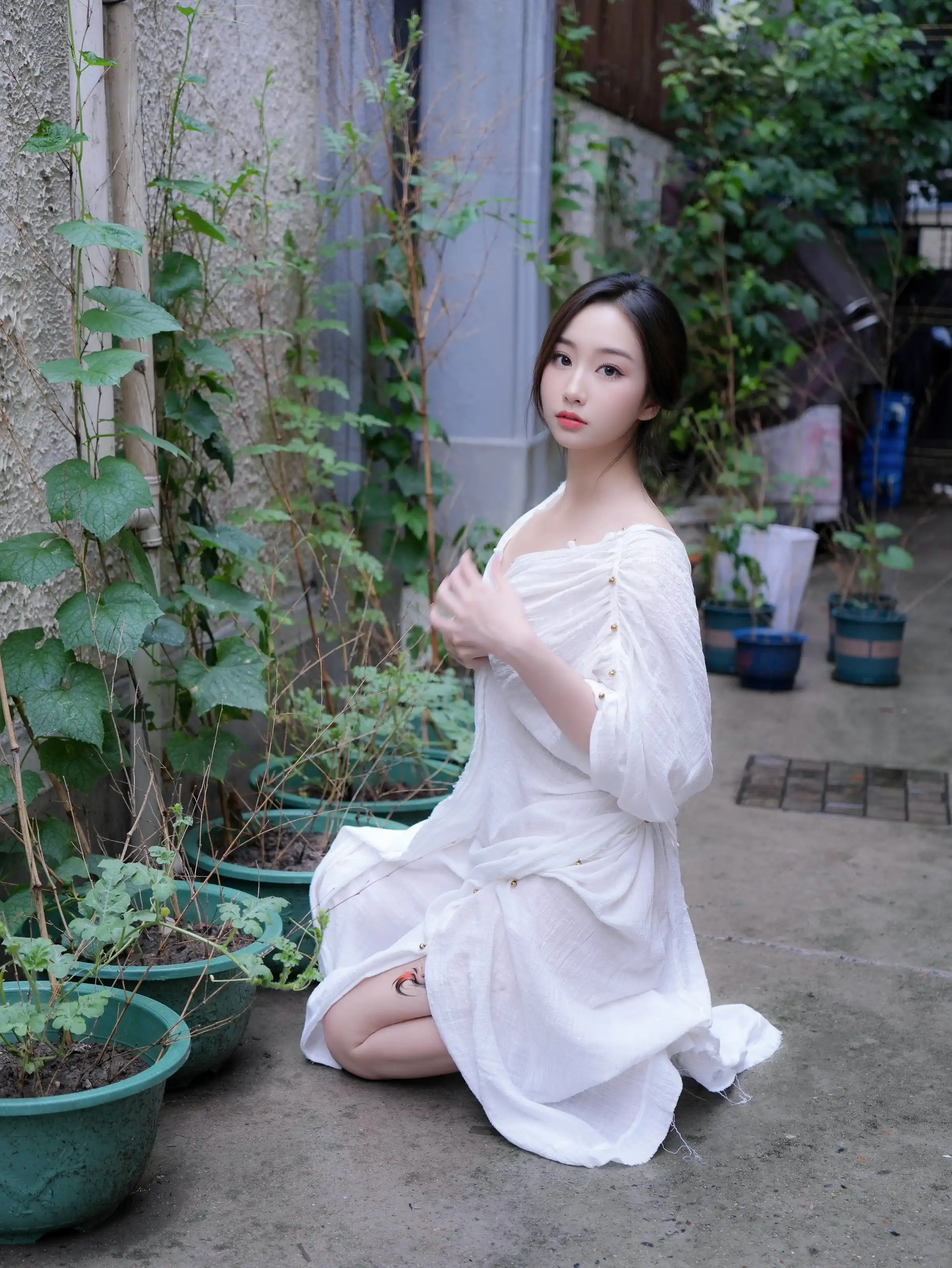  XiuRen 内购版 No.10603 楠芝 身着白色长裙的美女画家 [78P]第16张
