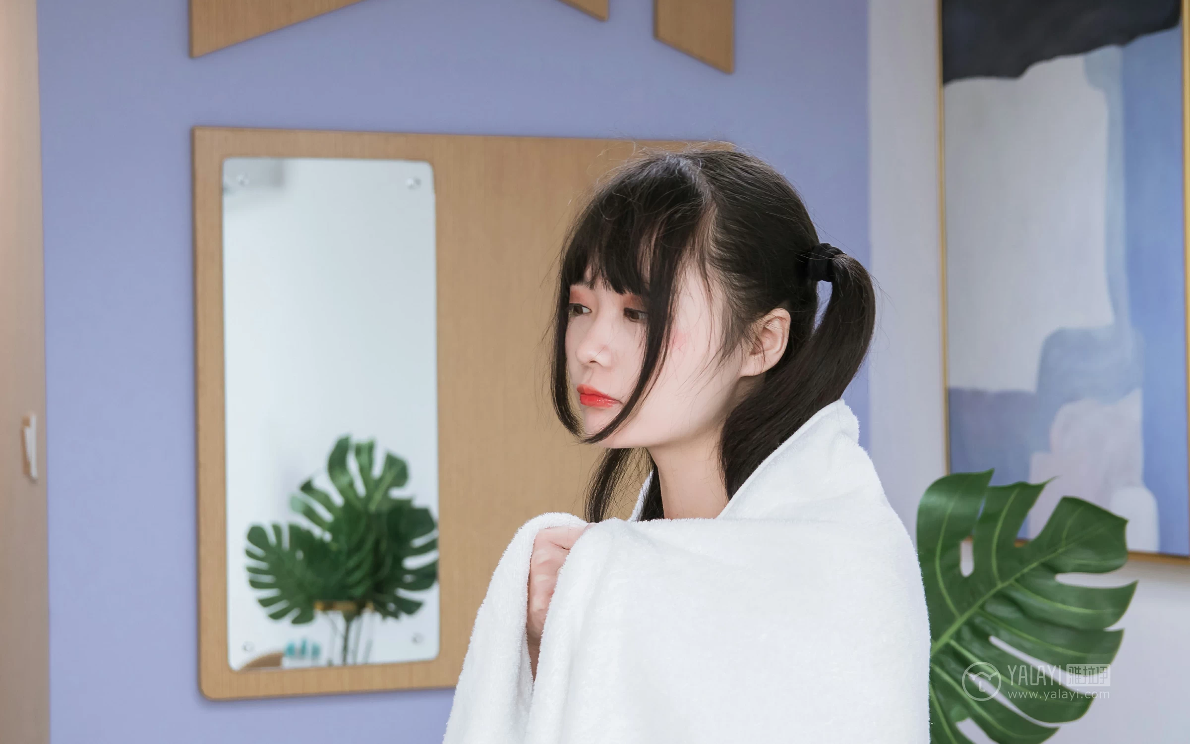 [YALAYI雅拉伊]No.201 龙猫睡衣 小琉 灰色连身睡衣加黑色情趣内衣性感私房写真集第15张