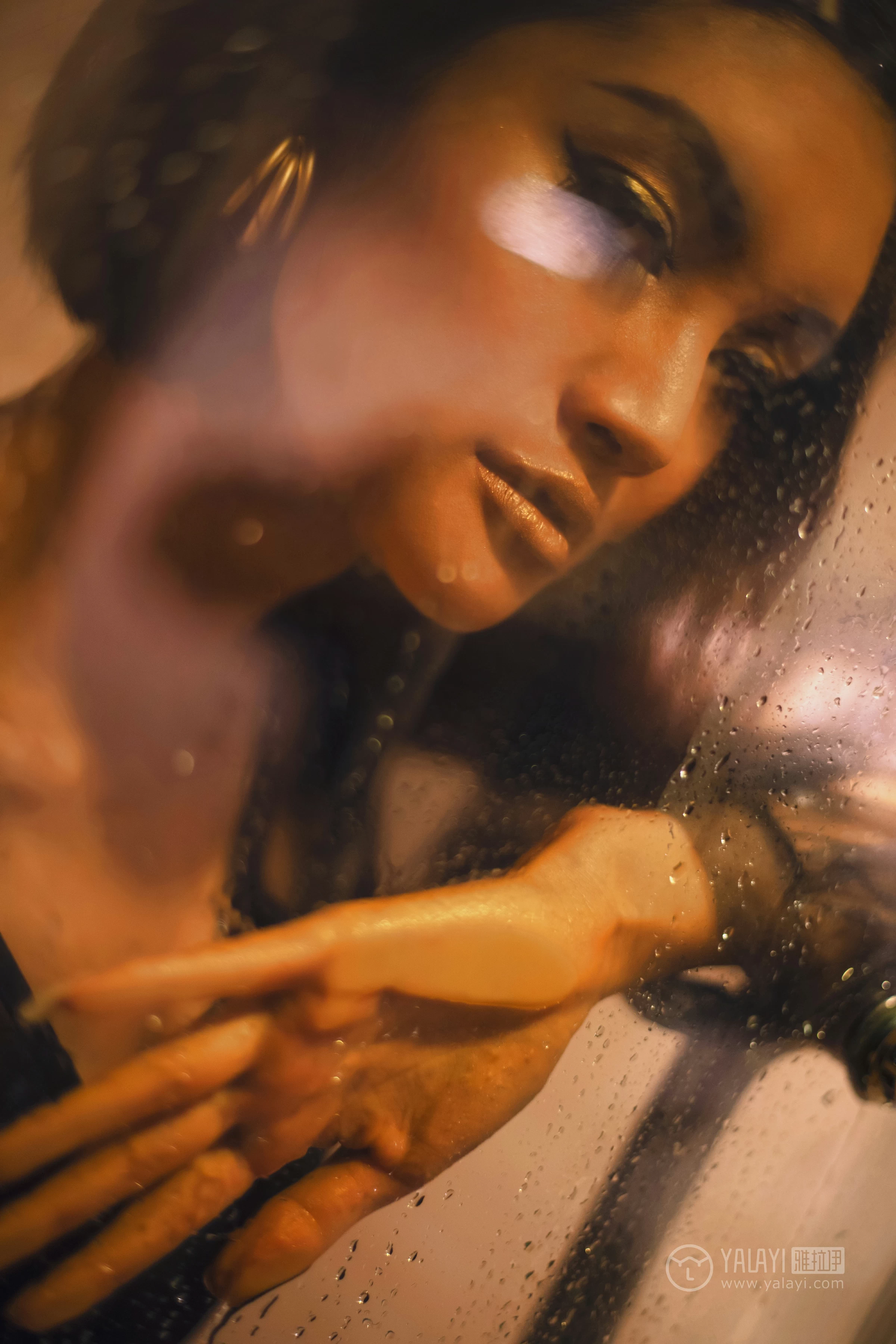 [YALAYI雅拉伊]No.242 一往情深 王艺颖 黑色透视情趣内衣性感私房写真集第14张