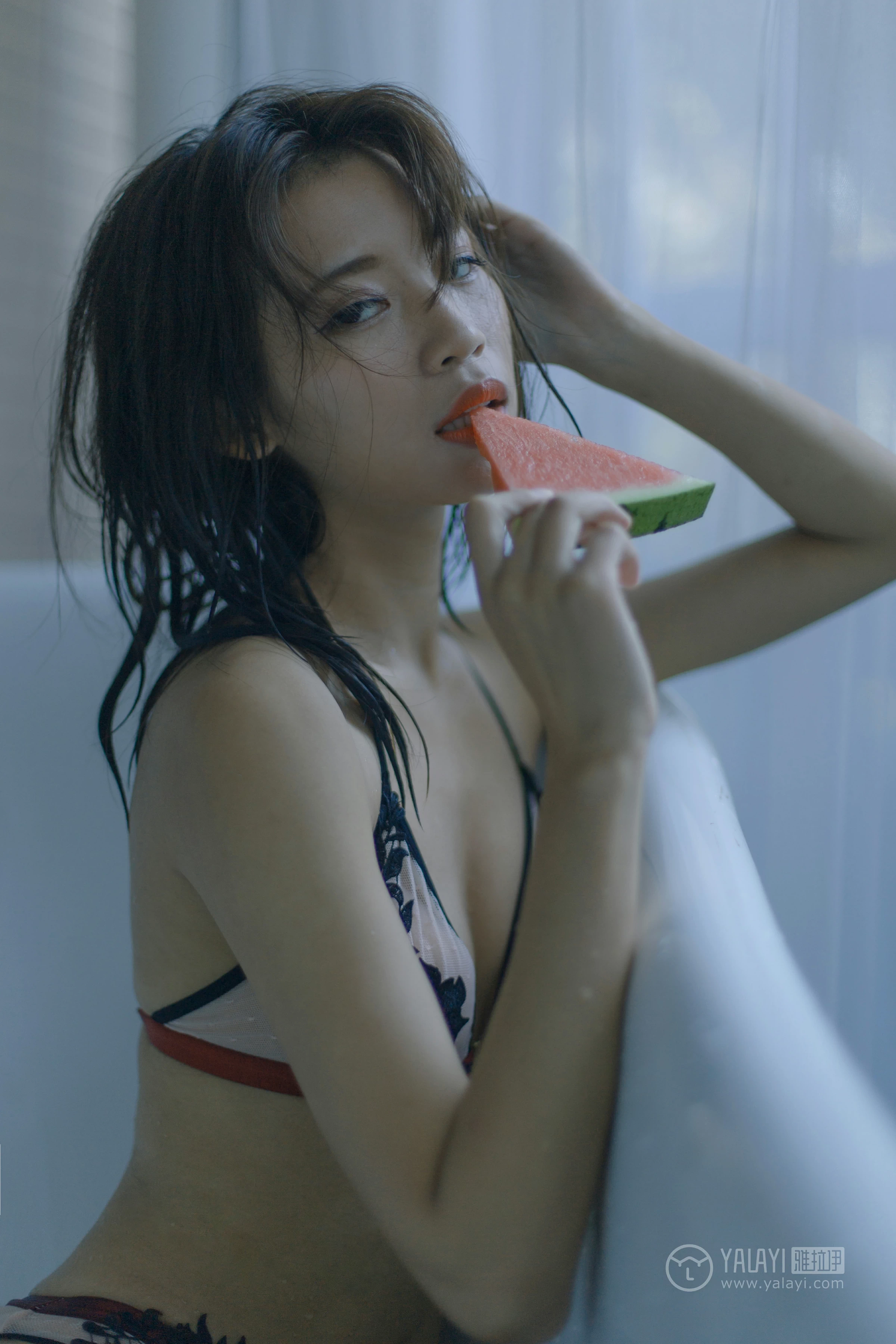 [YALAYI雅拉伊]No.360 出水芙蓉 丽雅 透视情趣内衣性感私房写真集第9张