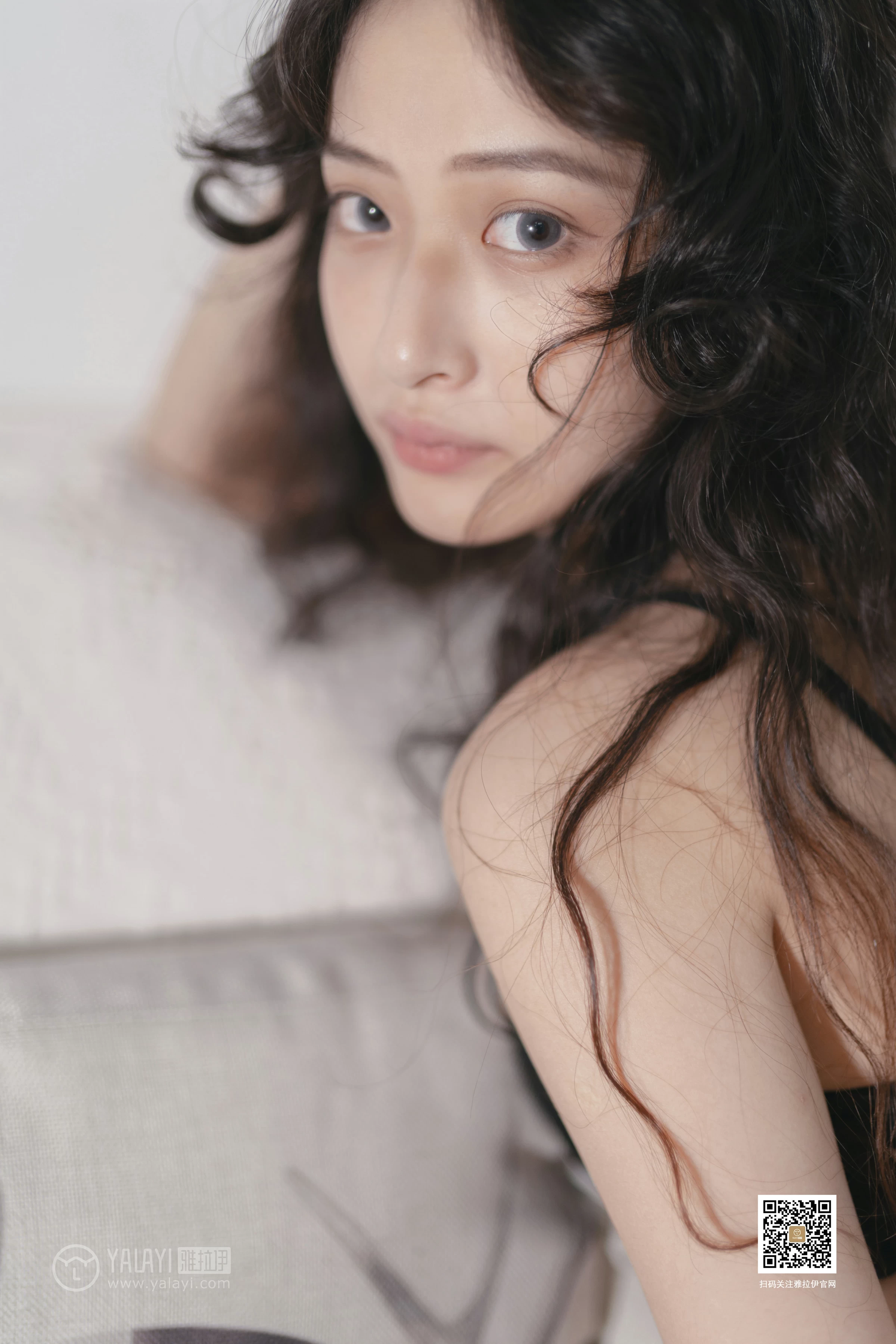 [YALAYI雅拉伊]No.370 萌宠 西子 黑色蕾丝内衣性感私房写真集第9张