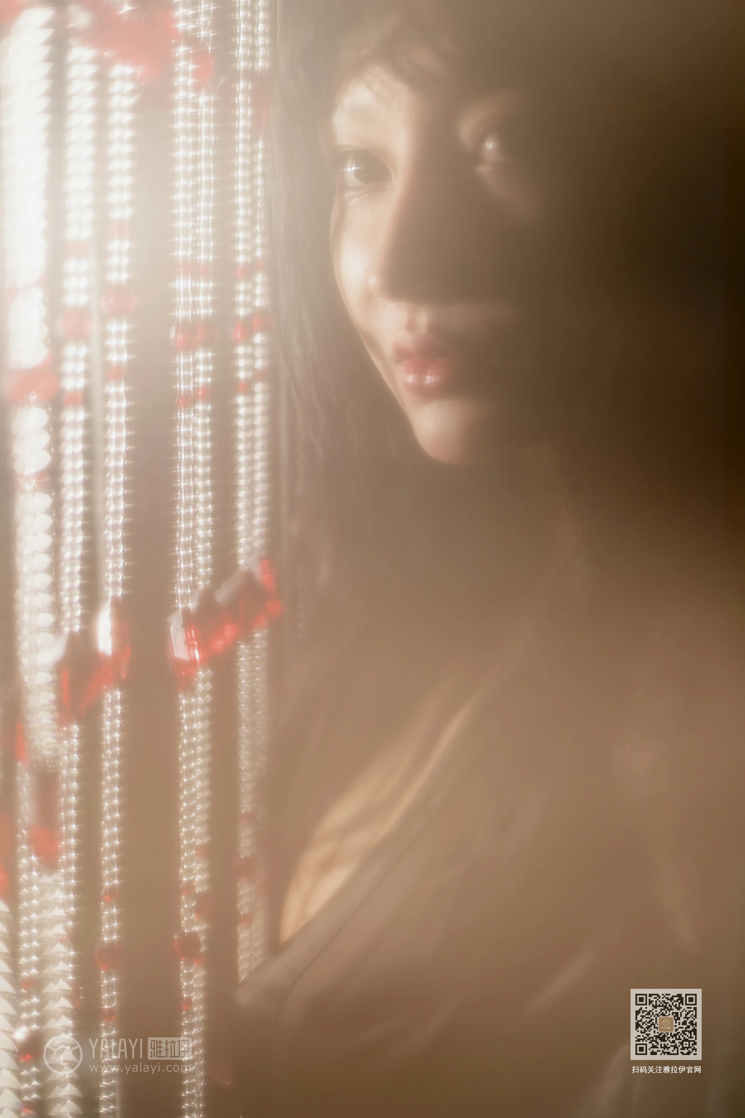 [YALAYI雅拉伊]Vol.494 帘卷美人绰态 韩熙 黑色透视睡衣性感私房写真集第7张