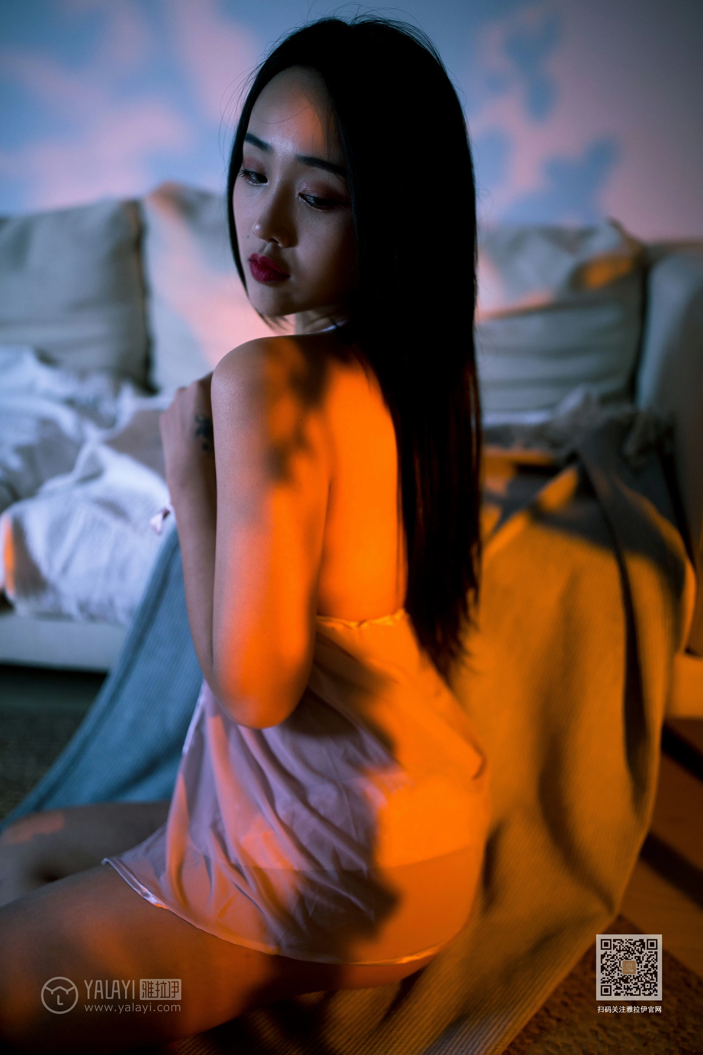 [YALAYI雅拉伊]Vol.535 热浪 优优 粉色透视情趣内衣性感私房写真集第15张