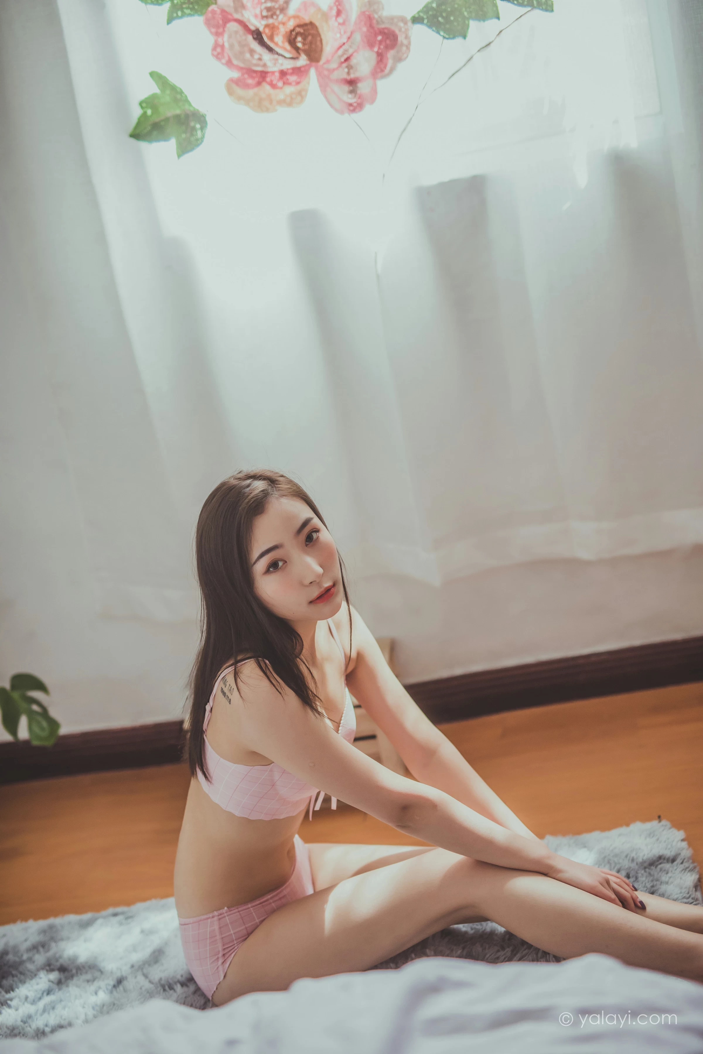 [YALAYI雅拉伊]NO.664 《相濡以沫》 海棠 粉色内衣性感私房写真集第6张