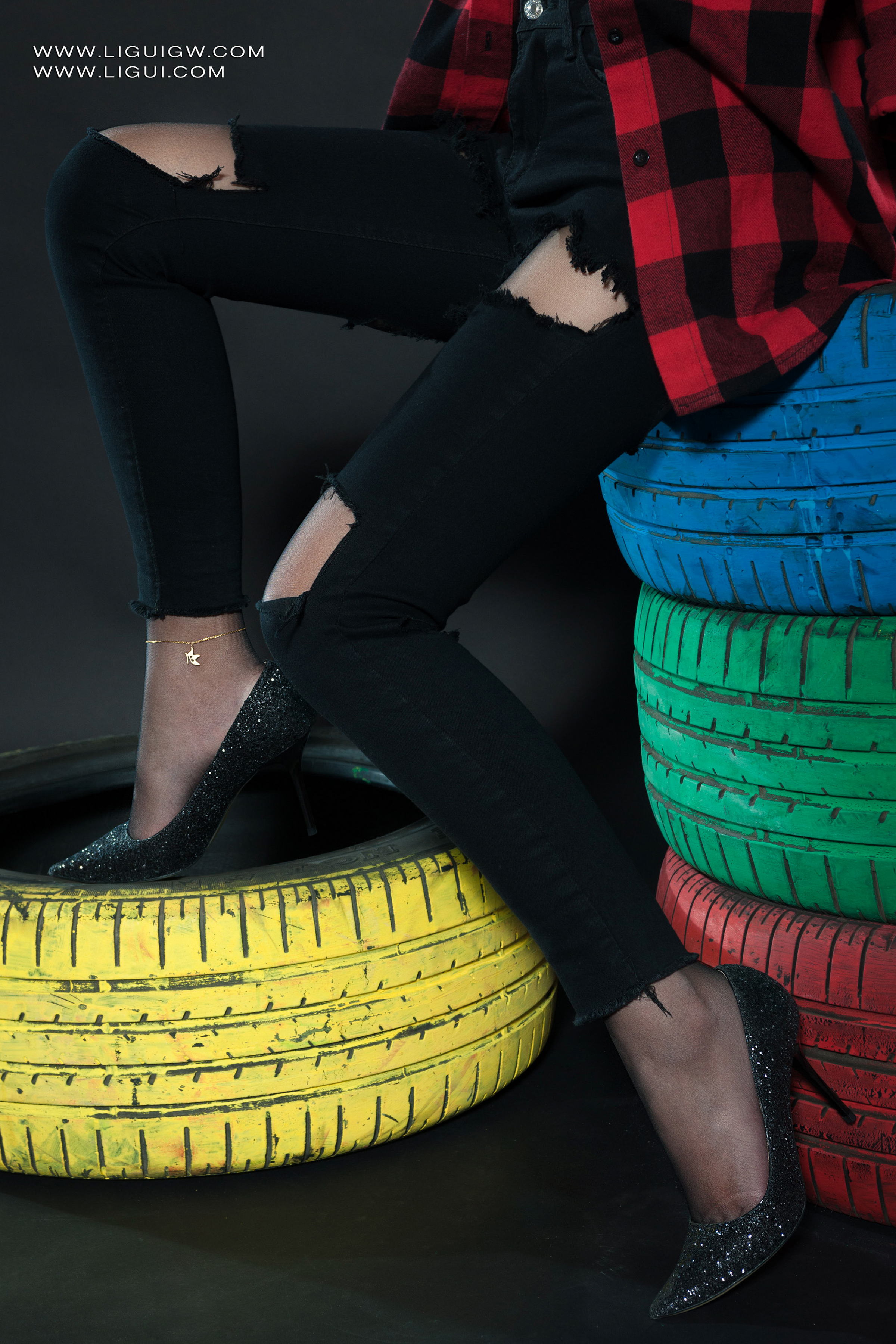 [Ligui丽柜] 2025.11.03《红与黑的激情碰撞》维拉 Weila第3张