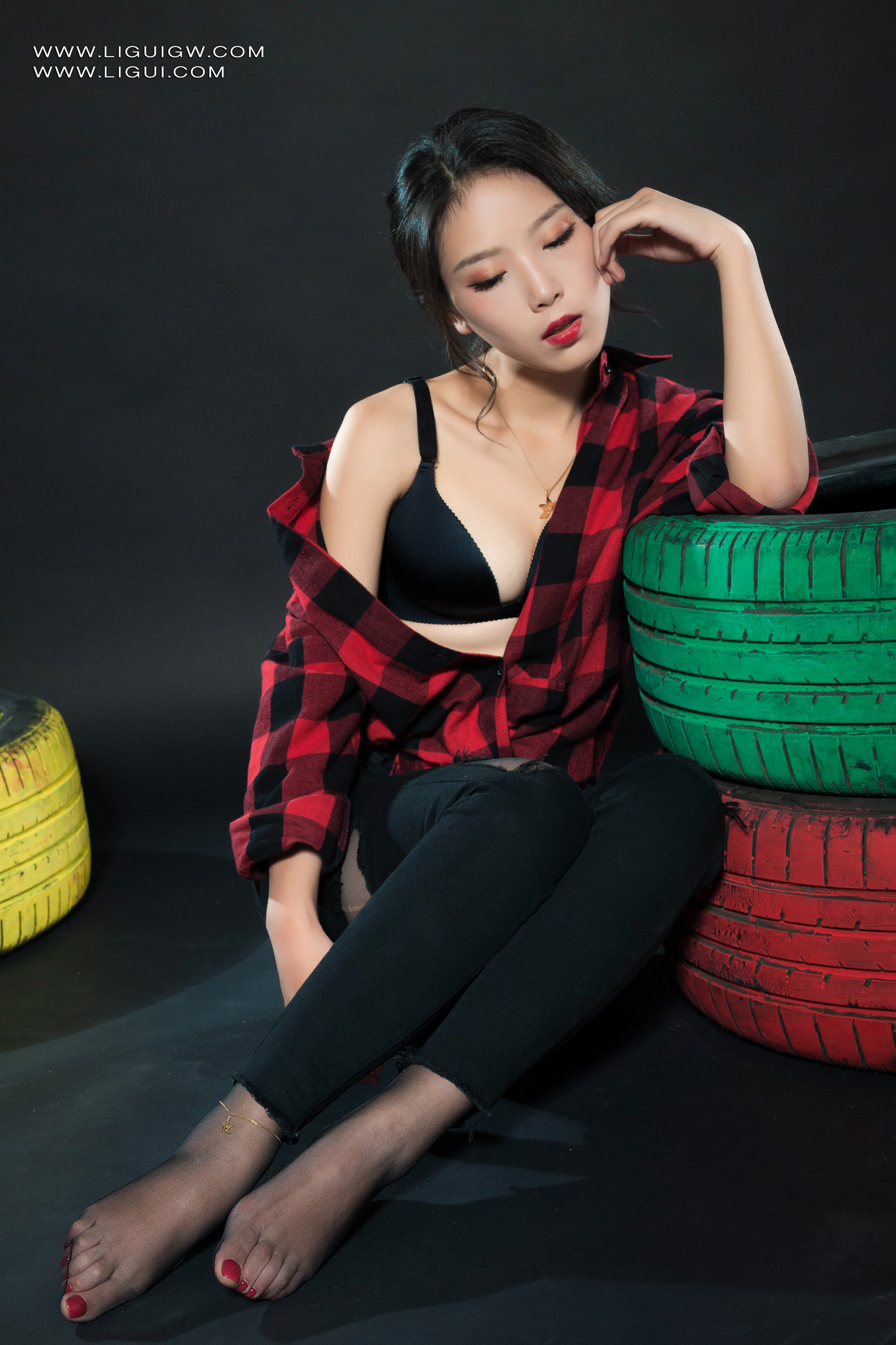 [Ligui丽柜] 2025.11.03《红与黑的激情碰撞》维拉 Weila第18张